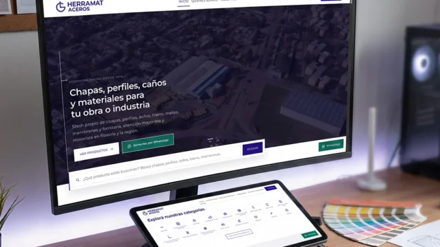 Catálogo industrial de Herramat: una web pensada para vender sin carrito. Imagen destacada sobre catálogo industrial de Herramat. publicada en Netaware
