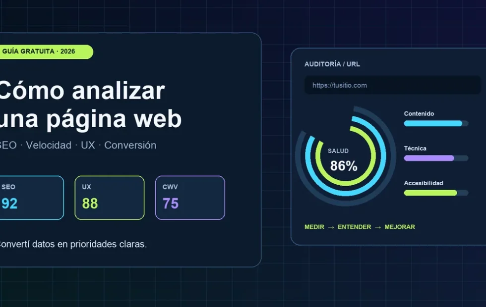 Cómo analizar una página web sin caer en la obsesión por el puntaje. Fotografía editorial relacionada con analizar página web sin caer. publicada en Netaware