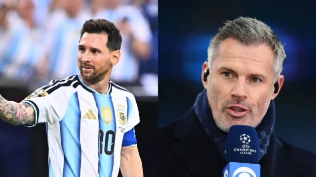 Jamie Carragher analizó cómo Inglaterra podría frenar a Messi antes de la semifinal. Fotografía editorial relacionada con Jamie Carragher Messi Inglaterra. publicada en Netaware