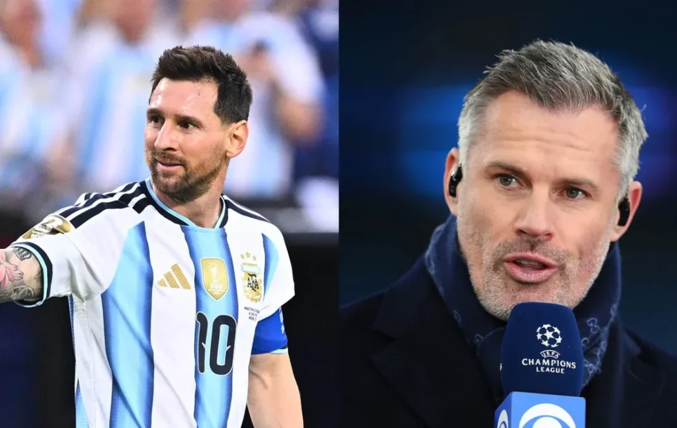 Jamie Carragher analizó cómo Inglaterra podría frenar a Messi antes de la semifinal. Fotografía editorial relacionada con Jamie Carragher Messi Inglaterra. publicada en Netaware