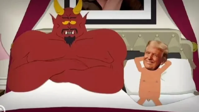 La escena de South Park que provocó la furia de Trump y la Casa Blanca. Fotografía editorial relacionada con South Park Trump Satanás. publicada en Netaware