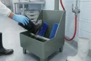 Lava botas industrial: tecnología clave para la inocuidad alimentaria. Imagen destacada sobre lava botas industrial. publicada en Netaware