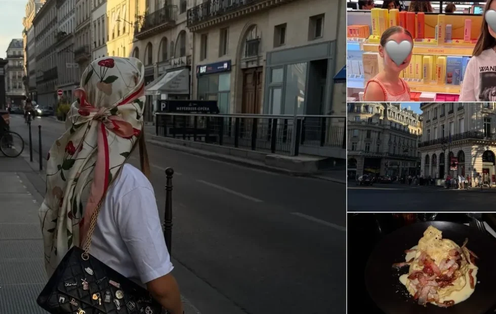 Wanda Nara redescubre París junto a sus hijos y su nueva pareja. Fotografía editorial relacionada con Wanda Nara en París. publicada en Netaware