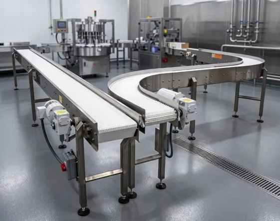 Cintas transportadoras industriales: cómo elegir el sistema adecuado. Imagen destacada sobre cintas transportadoras industriales. publicada en Netaware