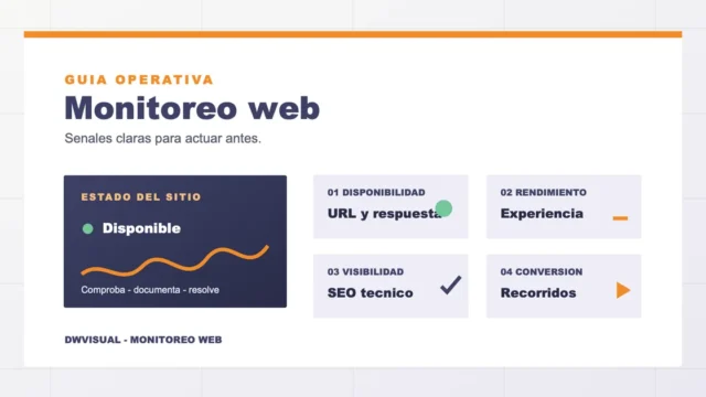 Monitoreo web: cómo detectar fallas antes de perder visitas y consultas. Imagen destacada sobre monitoreo web. publicada en Netaware