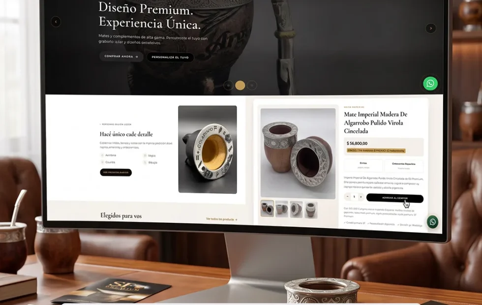 SF Premium transforma la cultura matera en una tienda online premium. Fotografía editorial relacionada con tienda online de SF Premium. publicada en Netaware