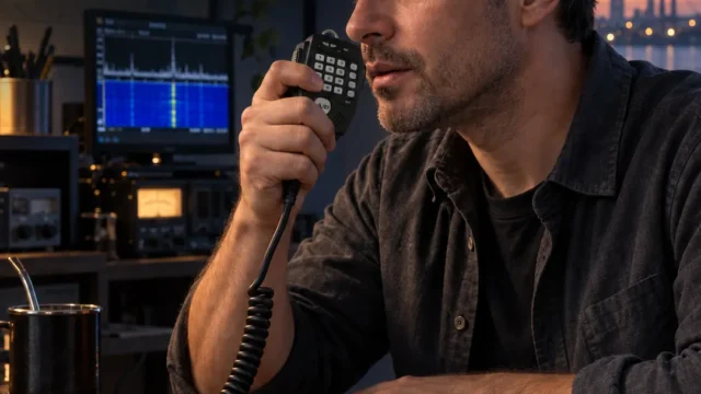 Cómo diseñar una estación de radioaficionado VHF/UHF versátil y ordenada. Imagen destacada sobre estación de radioaficionado VHF/UHF. publicada en Netaware