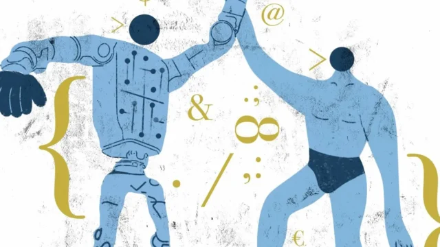 Dos revoluciones, dos sociedades: el trabajo ante la era de la inteligencia. Fotografía editorial relacionada con revolución tecnológica y trabajo. publicada en Netaware