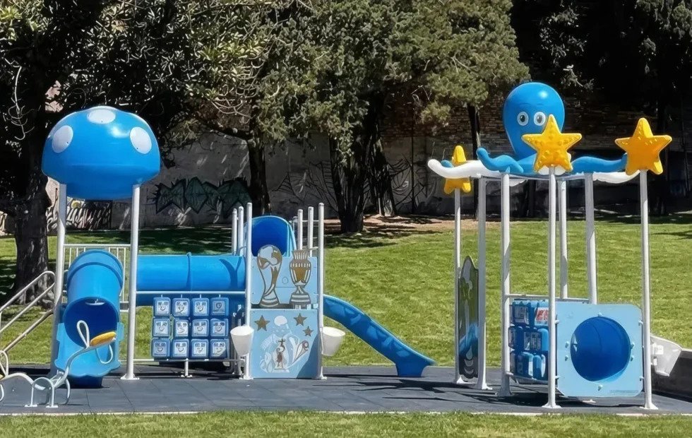 Juegos para plazas: cómo diseñar espacios seguros, inclusivos y duraderos. Imagen destacada sobre juegos para plazas. publicada en Netaware