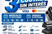 Tres cuotas sin interés en Herramat para comprar materiales en septiembre. Imagen destacada sobre tres cuotas sin interés. publicada en Netaware