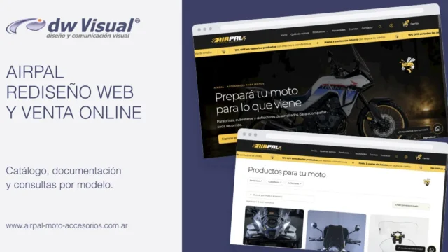 AIRPAL ordena su catálogo online de accesorios para motos. Fotografía editorial relacionada con catálogo online de AIRPAL. publicada en Netaware