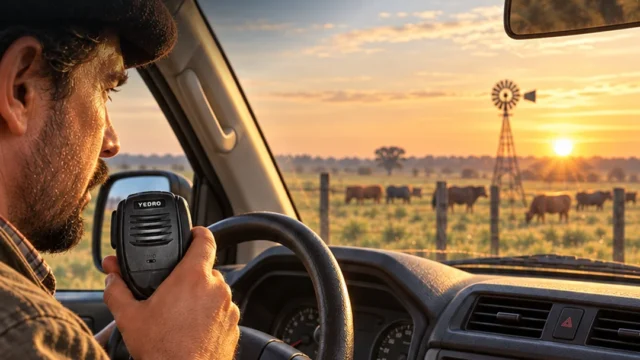 Cómo ordenar los canales de radio en un establecimiento rural. Fotografía editorial relacionada con canales de radio en el campo. publicada en Netaware
