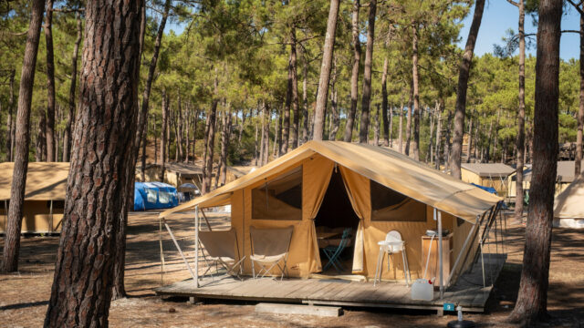 Huttopia abrirá en Mar Azul su primer camping de América Latina. Fotografía editorial relacionada con camping Huttopia en Mar Azul. publicada en Netaware