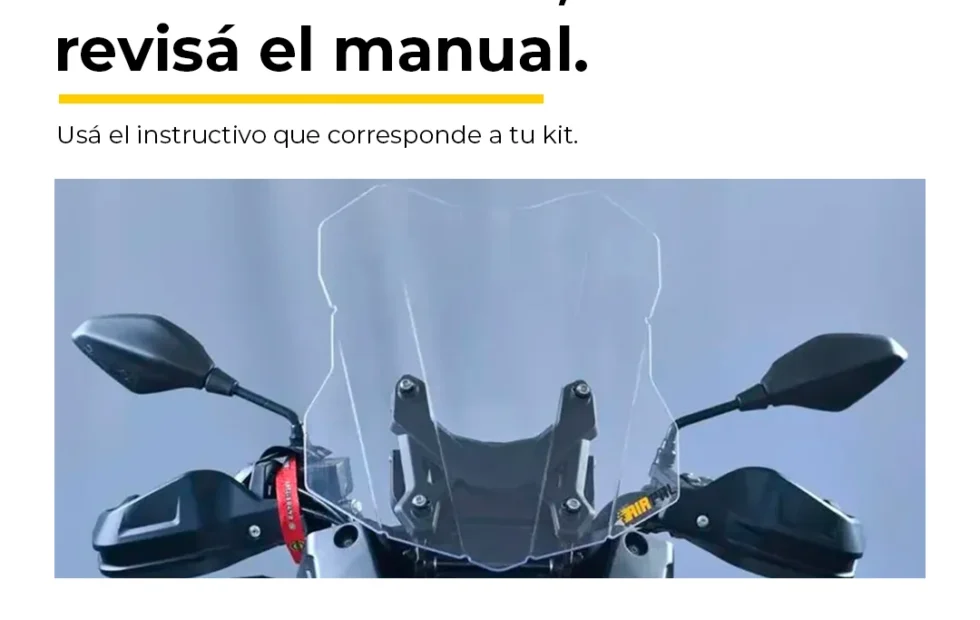 Manual del parabrisas para motos: cómo verificarlo antes de instalarlo. Imagen destacada sobre manual del parabrisas para motos. publicada en Netaware
