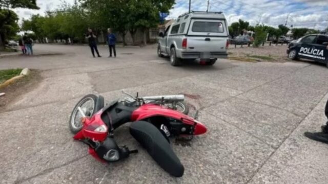 Murió una nena de 8 años tras un choque en moto en Maipú. Fotografía editorial relacionada con choque en Maipú. publicada en Netaware