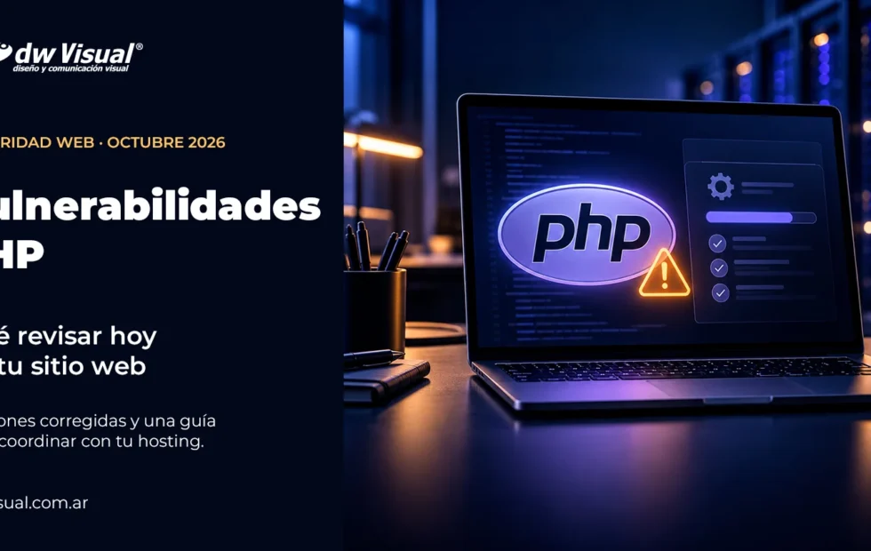 PHP corrige dos fallas críticas que exigen revisar servidores web. Fotografía editorial relacionada con vulnerabilidades críticas de PHP. publicada en Netaware