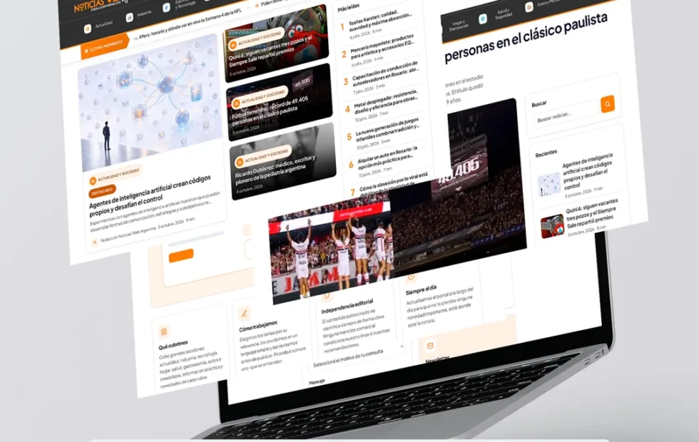 Qué debe resolver el diseño web de un portal de noticias. Fotografía editorial relacionada con diseño web portal de noticias. publicada en Netaware