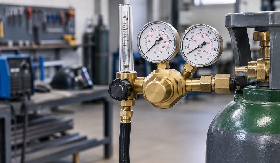 Regulador de gas para soldadura: cómo elegirlo sin incompatibilidades. Imagen destacada sobre regulador de gas para soldadura. publicada en Netaware